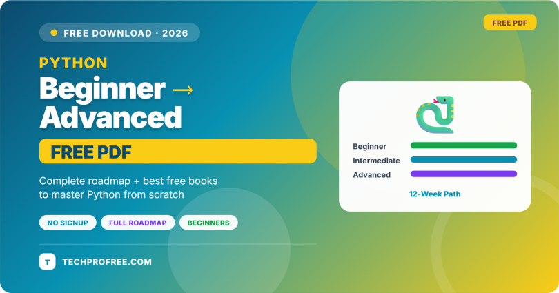 python beginner to advanced pdf - Feature Image