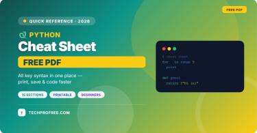 Python Cheat Sheet - Feature Image