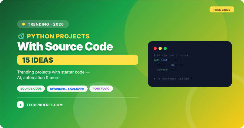 Python Projects With Source Code - Feature image