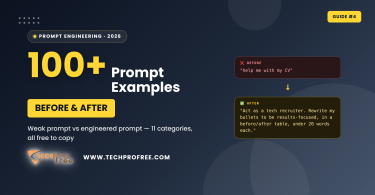 100 Prompt Engineering Examples 2026 - Techprofree