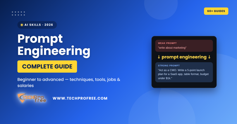 Prompt Engineering Complete Guide 2026 - Techprofree