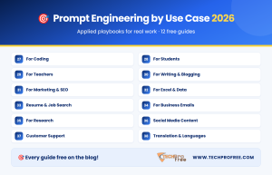 Prompt Engineering by Use Case 2026 - Techprofree