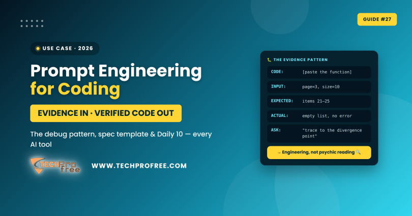 Prompt Engineering for Coding 2026 - Techprofree