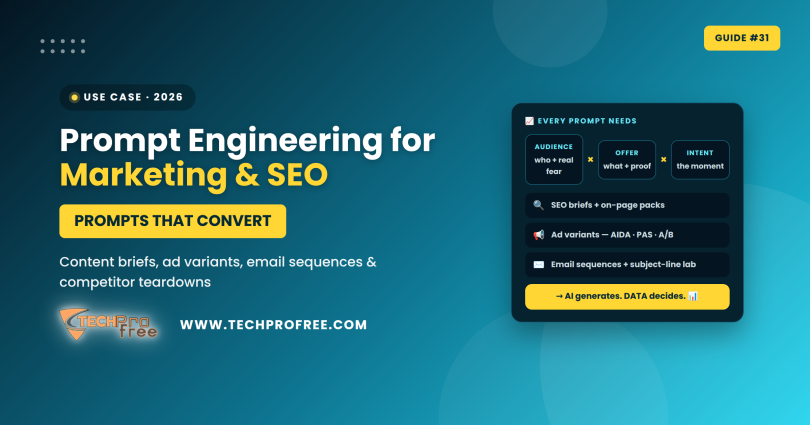 Prompt Engineering for Marketing 2026 - Techprofree